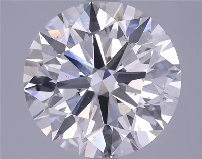 3.22ct F SI1 Rare Carat Ideal Cut Round Lab Grown Diamond