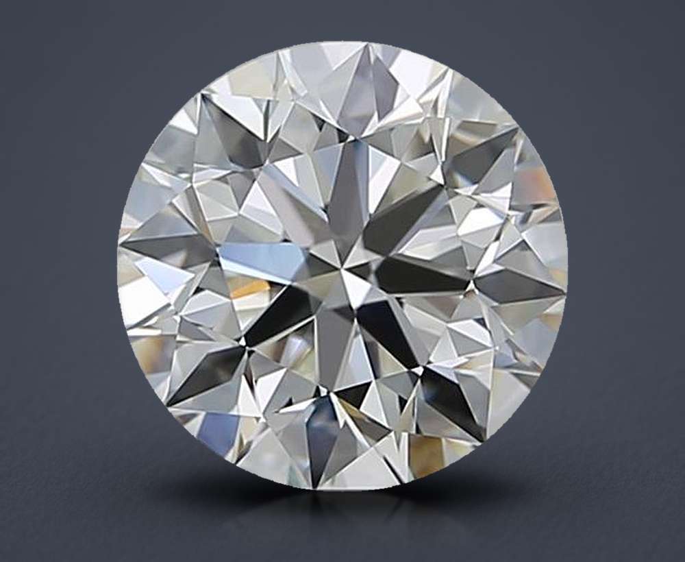 3.01ct J IF Excellent Cut Round Diamond