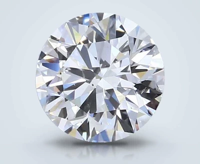 2.07ct D SI1 Rare Carat Ideal Cut Round Diamond