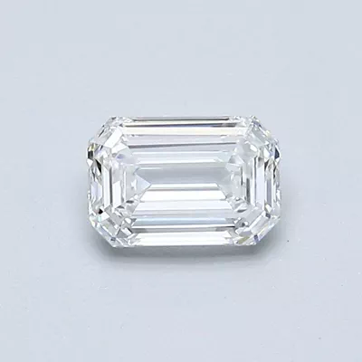 0.52ct F VVS2 Rare Carat Ideal Cut Emerald Diamond