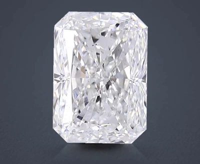3.50ct D VS2 Rare Carat Ideal Cut Radiant Lab Grown Diamond
