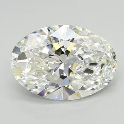 4.01ct F VS1 Rare Carat Ideal Cut Oval Lab Grown Diamond
