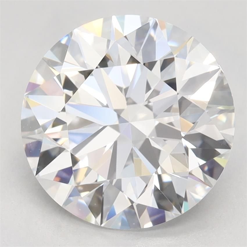 2.97ct D VVS1 Rare Carat Ideal Cut Round Lab Grown Diamond