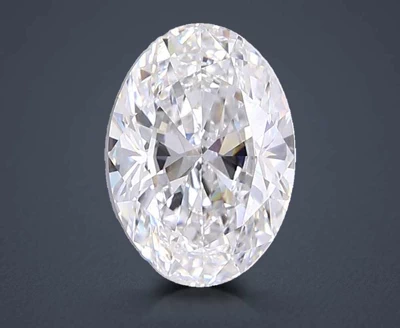 10.01ct F VVS2 Rare Carat Ideal Cut Oval Lab Grown Diamond