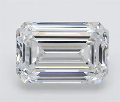 3.05ct D VS1 Rare Carat Ideal Cut Emerald Lab Grown Diamond