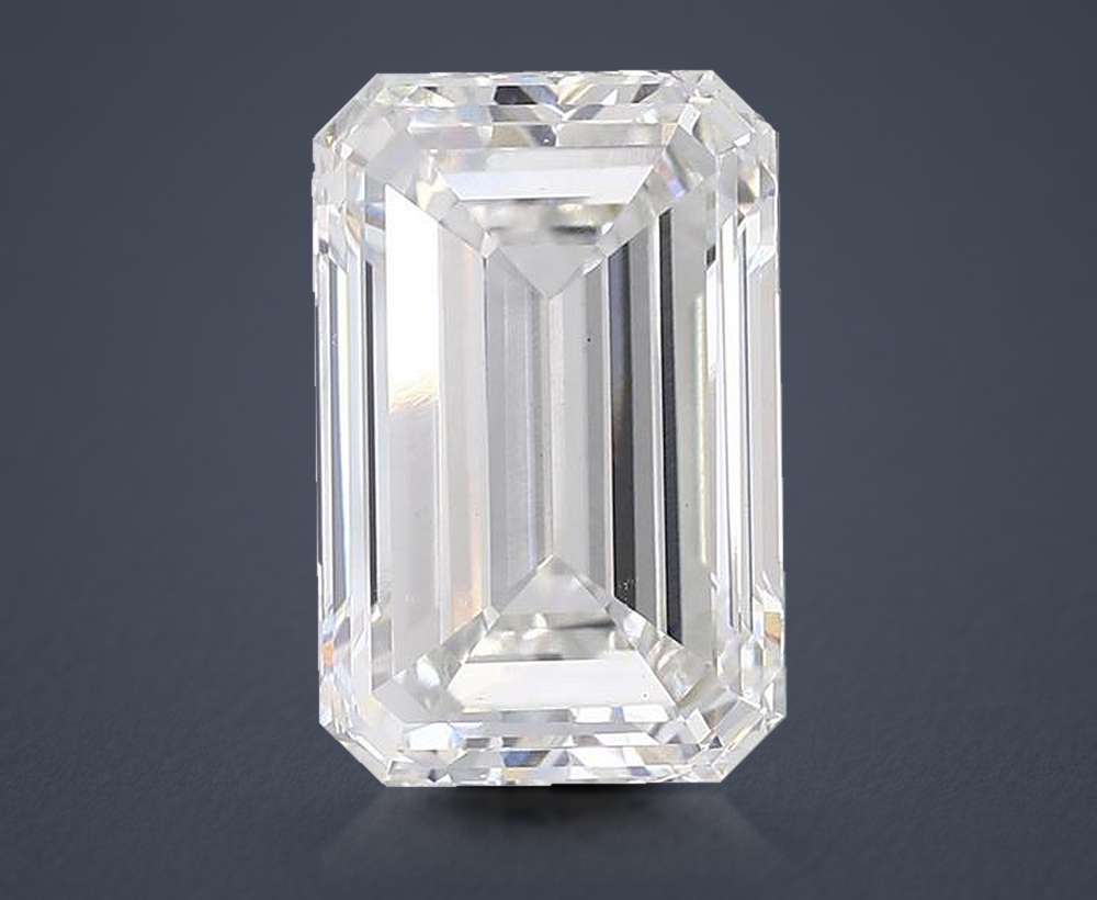 11.09ct G VS1 Very Good Cut Emerald Lab Grown Diamond