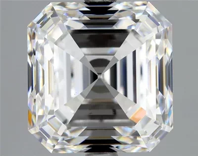 5.01ct F VS1 Very Good Cut Asscher Diamond
