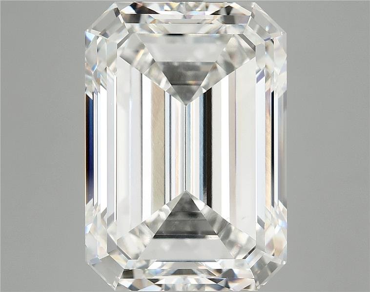 12.04ct F VVS2 Rare Carat Ideal Cut Emerald Lab Grown Diamond
