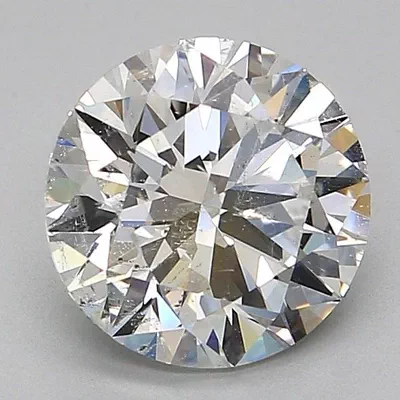 2.01ct G SI2 Rare Carat Ideal Cut Round Diamond