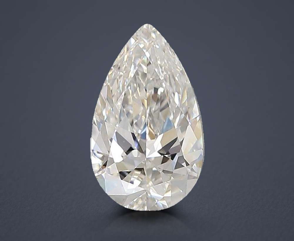 1.50ct E VS1 Rare Carat Ideal Cut Pear Lab Grown Diamond