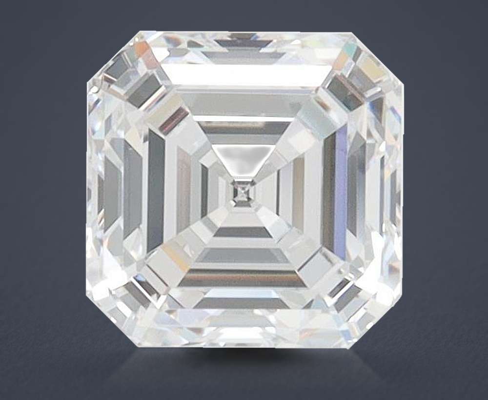 1.51ct D VS1 Rare Carat Ideal Cut Asscher Lab Grown Diamond