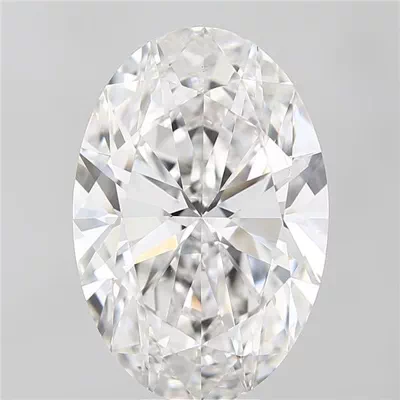 9.09ct F VS2 Rare Carat Ideal Cut Oval Lab Grown Diamond