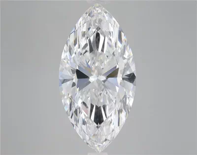 6.04ct F VVS2 Rare Carat Ideal Cut Marquise Lab Grown Diamond