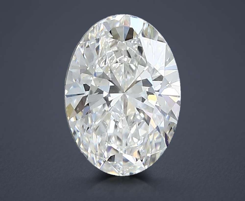 1.50ct F VS1 Rare Carat Ideal Cut Oval Lab Grown Diamond