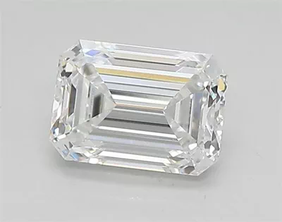 1.04ct D VVS2 Rare Carat Ideal Cut Emerald Lab Grown Diamond