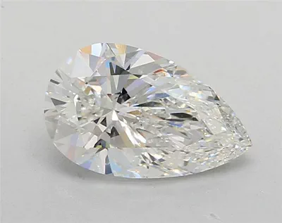 2.01ct F VVS2 Rare Carat Ideal Cut Pear Lab Grown Diamond