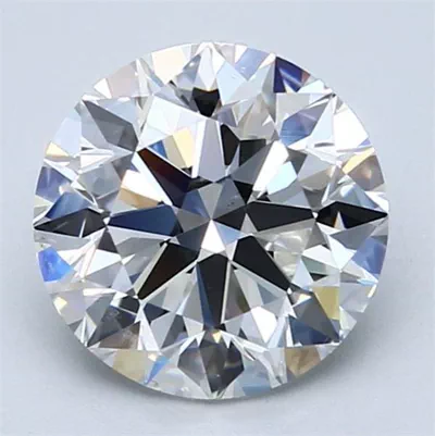 2.62ct F VS2 Rare Carat Ideal Cut Round Diamond
