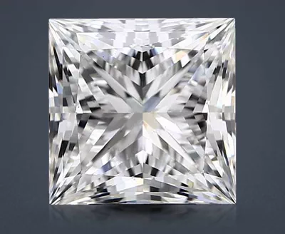 6.06ct G VS1 Rare Carat Ideal Cut Princess Lab Grown Diamond