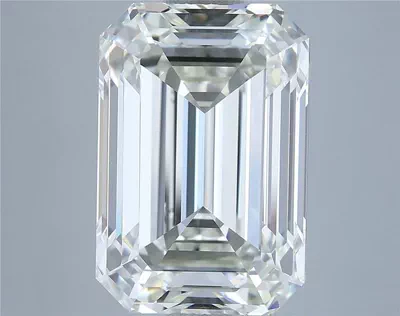 4.05ct I VVS2 Very Good Cut Emerald Diamond