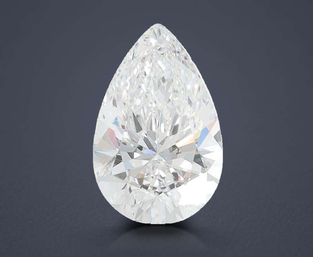 1.27ct D VVS1 Rare Carat Ideal Cut Pear Lab Grown Diamond