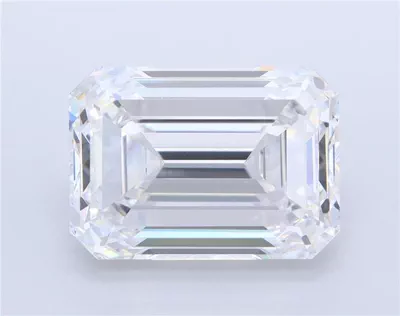 7.27ct F VS1 Rare Carat Ideal Cut Emerald Lab Grown Diamond