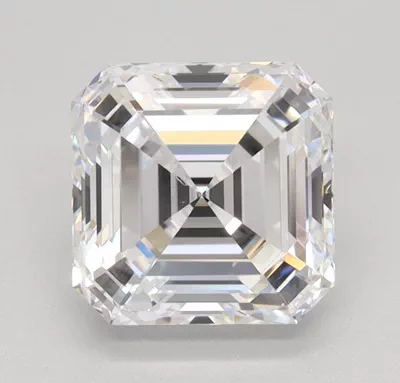 1.50ct D VS2 Rare Carat Ideal Cut Asscher Lab Grown Diamond