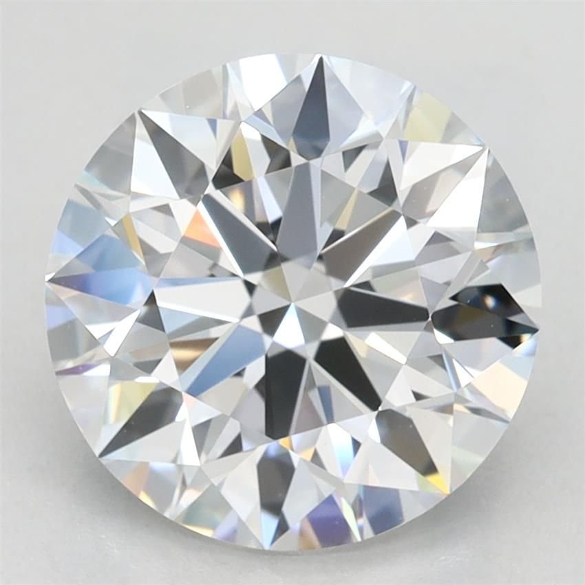 2.68ct D VVS1 Rare Carat Ideal Cut Round Lab Grown Diamond