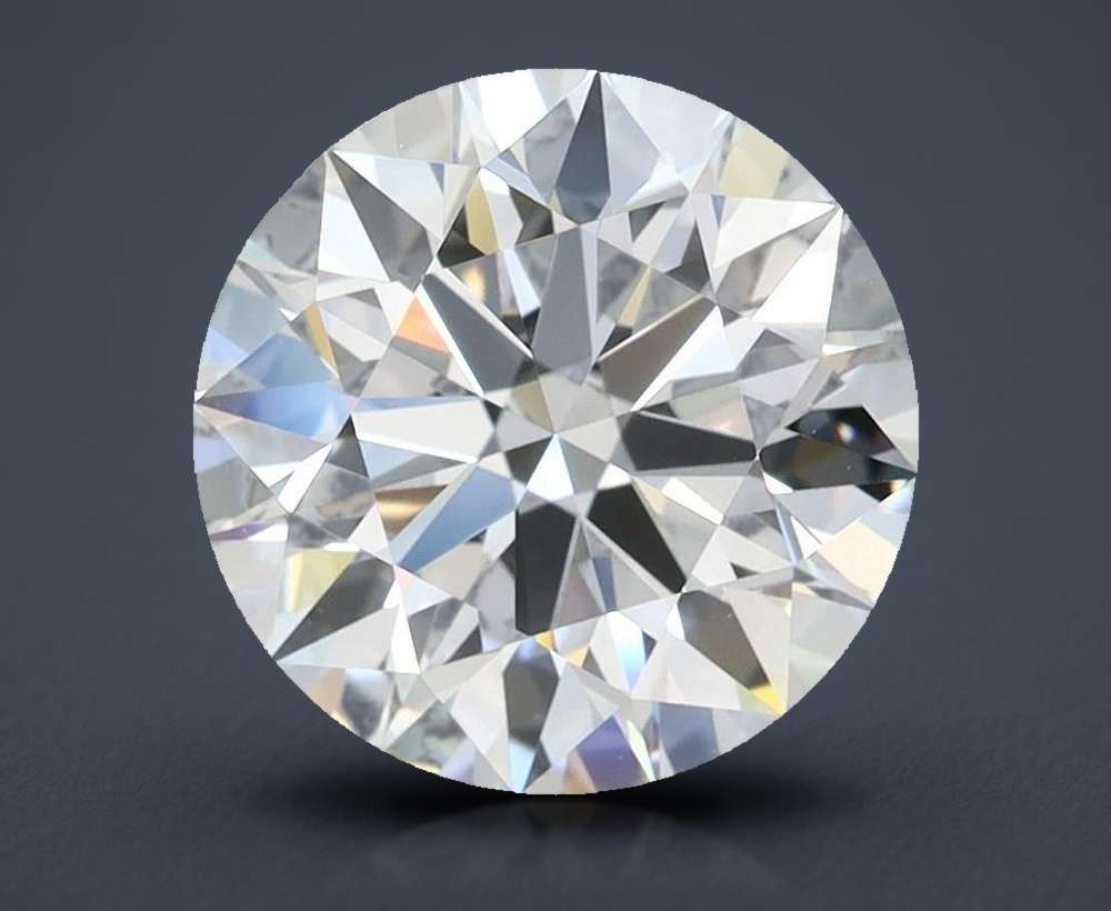 2.68ct D VVS1 Rare Carat Ideal Cut Round Lab Grown Diamond