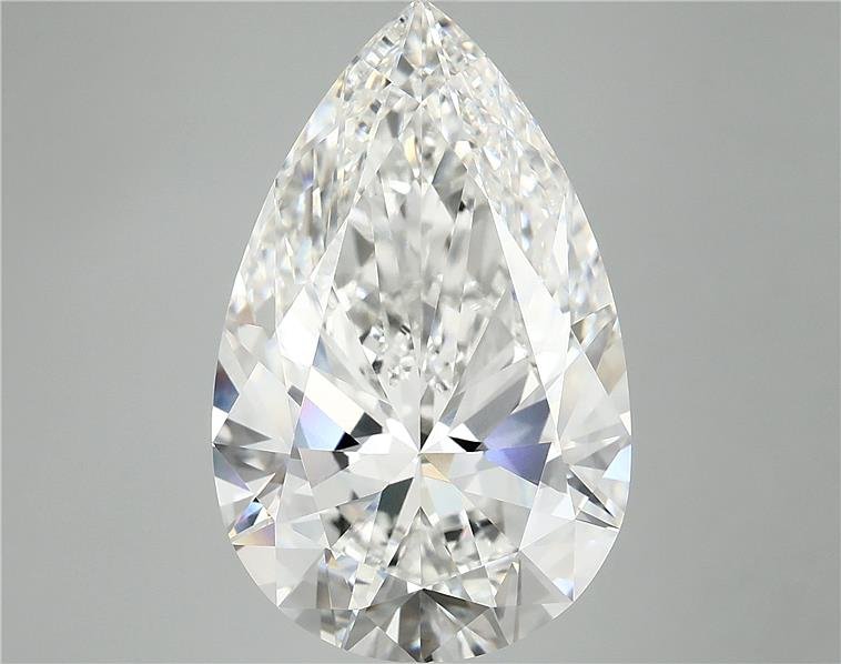 10.34ct F VVS2 Rare Carat Ideal Cut Pear Lab Grown Diamond
