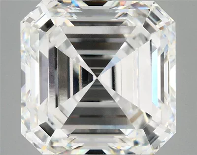 8.17ct E VVS2 Rare Carat Ideal Cut Asscher Lab Grown Diamond
