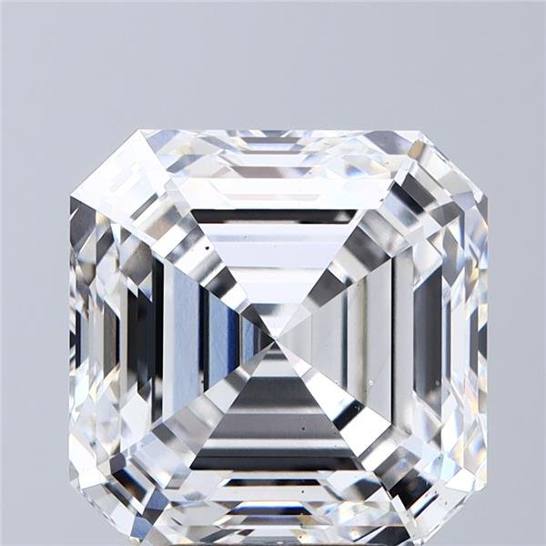 7.03ct E VS2 Rare Carat Ideal Cut Asscher Lab Grown Diamond