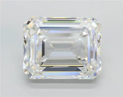 20.03ct G VS2 Rare Carat Ideal Cut Emerald Lab Grown Diamond