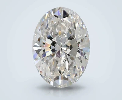 3.04ct E VS1 Rare Carat Ideal Cut Oval Lab Grown Diamond