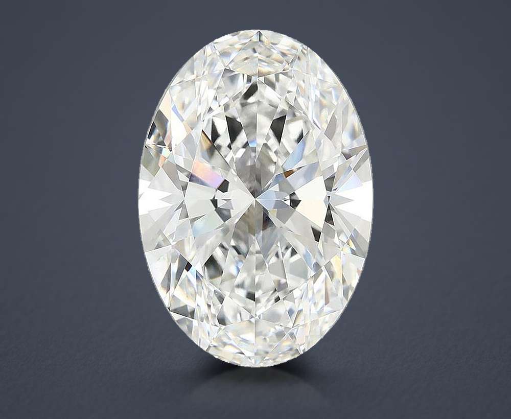 10.04ct F VVS2 Rare Carat Ideal Cut Oval Lab Grown Diamond