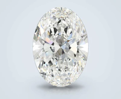 10.04ct F VVS2 Rare Carat Ideal Cut Oval Lab Grown Diamond