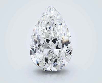 20.12ct F VS2 Rare Carat Ideal Cut Pear Lab Grown Diamond