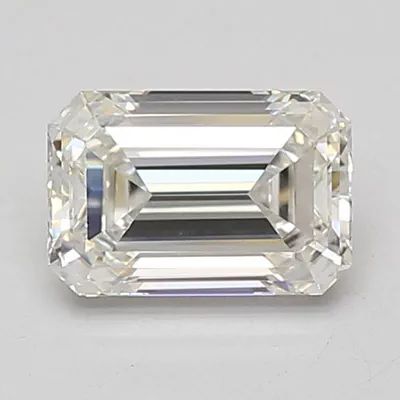 1.29ct E VVS2 Rare Carat Ideal Cut Emerald Lab Grown Diamond