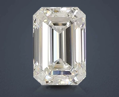 1.29ct E VVS2 Rare Carat Ideal Cut Emerald Lab Grown Diamond