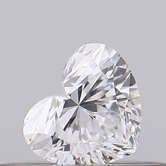 0.19ct D VVS2 Very Good Cut Heart Diamond