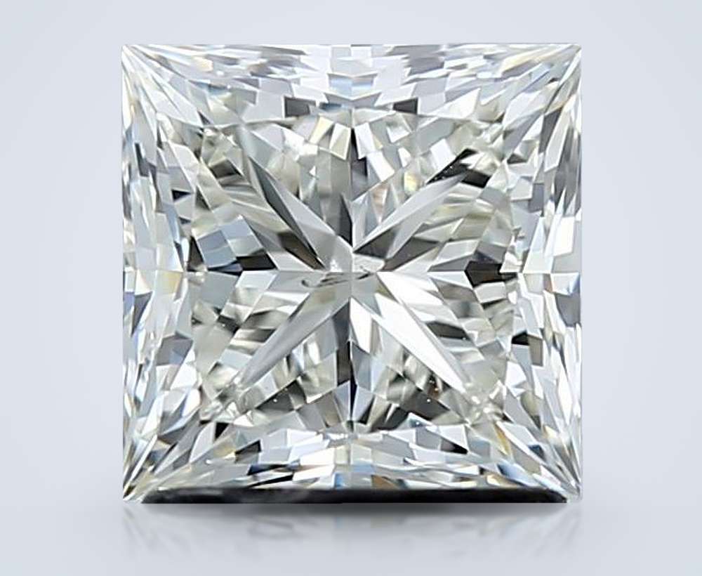 1.70ct J SI1 Rare Carat Ideal Cut Princess Diamond