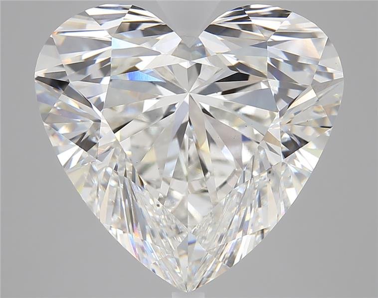 15.52ct F VS1 Rare Carat Ideal Cut Heart Lab Grown Diamond
