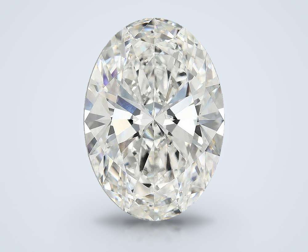 11.83ct F VVS2 Rare Carat Ideal Cut Oval Lab Grown Diamond