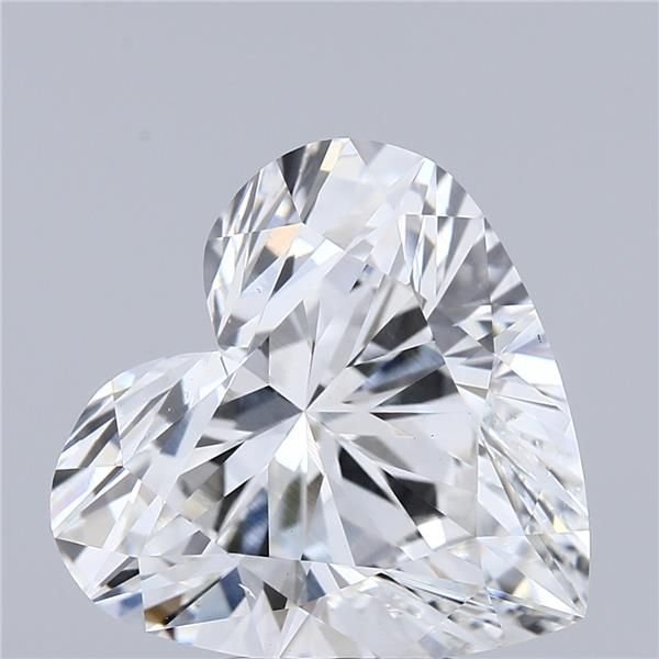 5.02ct F VS1 Rare Carat Ideal Cut Heart Lab Grown Diamond