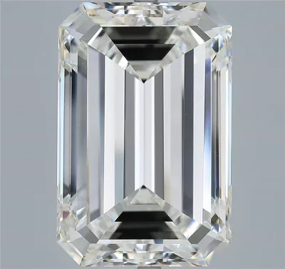 20.08ct H VVS1 Very Good Cut Emerald Diamond