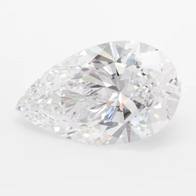 1.59ct D VVS2 Rare Carat Ideal Cut Pear Lab Grown Diamond