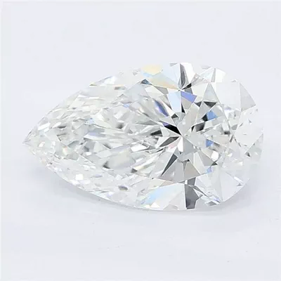 1.59ct E VVS2 Rare Carat Ideal Cut Pear Lab Grown Diamond