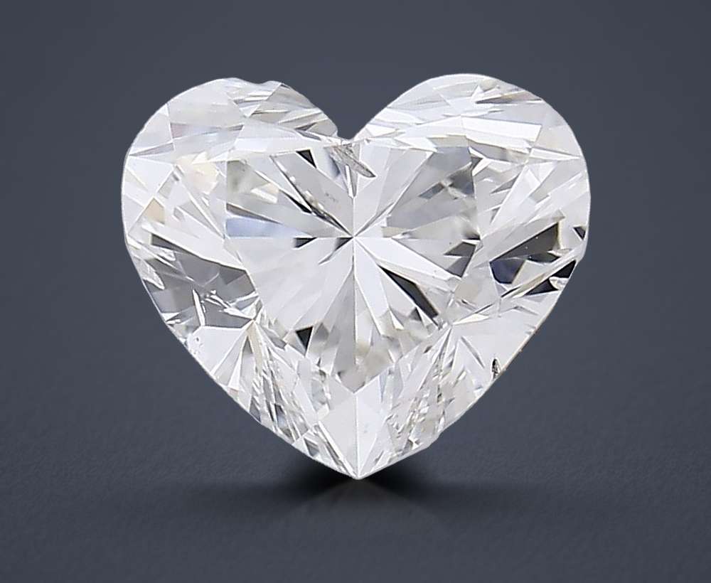 1.52ct G SI1 Rare Carat Ideal Cut Heart Lab Grown Diamond
