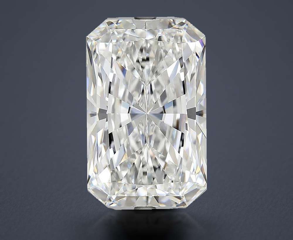 11.21ct F VVS2 Rare Carat Ideal Cut Radiant Lab Grown Diamond