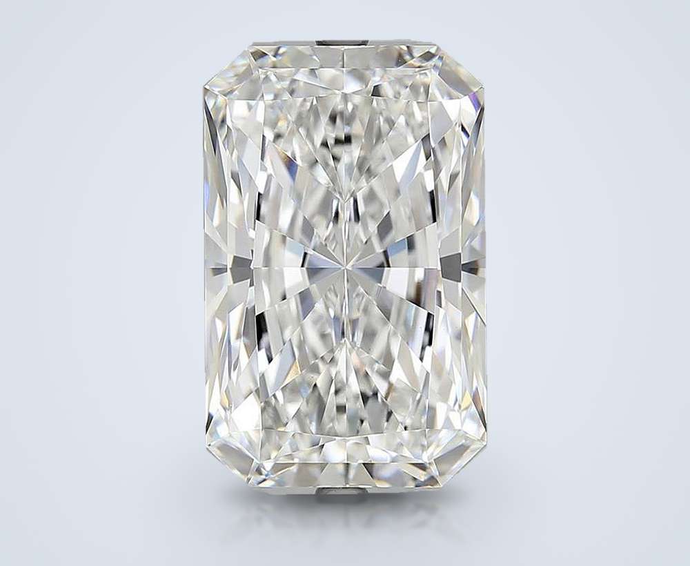 11.21ct F VVS2 Rare Carat Ideal Cut Radiant Lab Grown Diamond