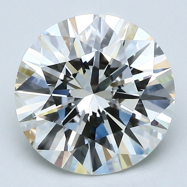 2.54ct K VS2 Very Good Cut Round Diamond